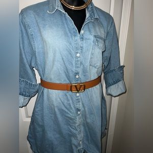 Denim shirt dress (Pretty Little Things)